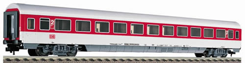 Fleischmann 5104 - IC/EC long distance compartment coach in traffic red livery, 2nd class, type Bvmz.185.3 of the DB AG