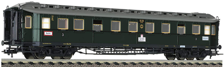 Fleischmann 5153 - Express coach 3rd class, 4-axled, type C 4ü Pr08 of the DRG