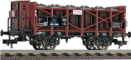 Fleischmann 522104 - DR Acid Car with Brakemans Platform