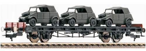 Fleischmann 523609 - Flat wagon S14, w. mini tank