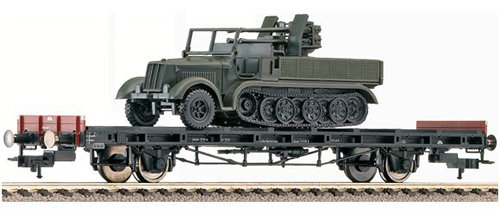 Fleischmann 523610 - Flat wagon S14, w. mini tank