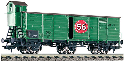 Fleischmann 538005 - 3-axle Beer Car w. Brakemans Cab Caulier der SNCB