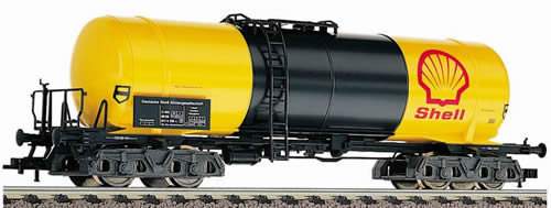 Fleischmann 5471 - Tank wagon Shell. Model of a 77 cbm liquid transport wagon