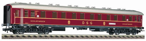 Fleischmann 5634 - Express sleeping coach, type WLAB4ü[e] (WL4ü-37) of the DSG