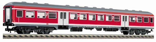 Fleischmann 5648 - Local coach in traffic red livery, 2nd class, type Bn.448 of the DB AG