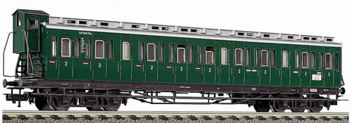 Fleischmann 5686 - 4-axled, 2nd class compartment coach with brakemans cab, type B4 (C4pr04) of the DB