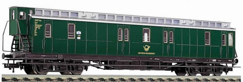 Fleischmann 5688 - 4-axled, post coach with brakemans cab, type Post 4 (Post4-b/17) of the Deutsche Bundespost