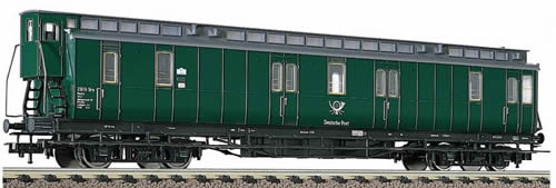Fleischmann 5788 - Post coach with brakemans cab, 4-axled, type Post 4 (Post4-b/17) of the DR