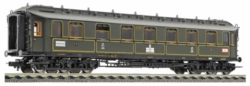 Fleischmann 580901 - Express coach 1./2. class, 6-axled, type AB 6ü (pr06) of the K.P.E.V.