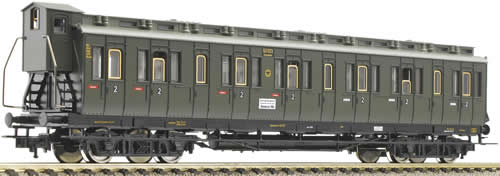 Fleischmann 581002 - 4-axle compartment car 2nd class w/brakemans cab