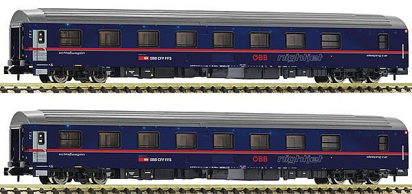 Fleischmann 6260013 - Austrian Sleeper set “Nightjet” of the ÖBB/SBB