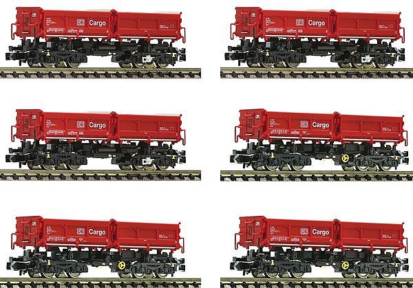 Fleischmann 6660023 - German Trough tipping wagon set of the DB AG