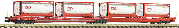 Fleischmann 6660054 - Articulated double-pocket wagon T3000e of the OBB