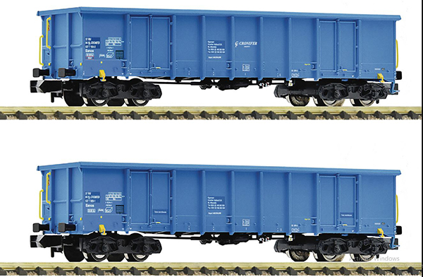 Fleischmann 6660095 - 2-piece set: Open freight wagon