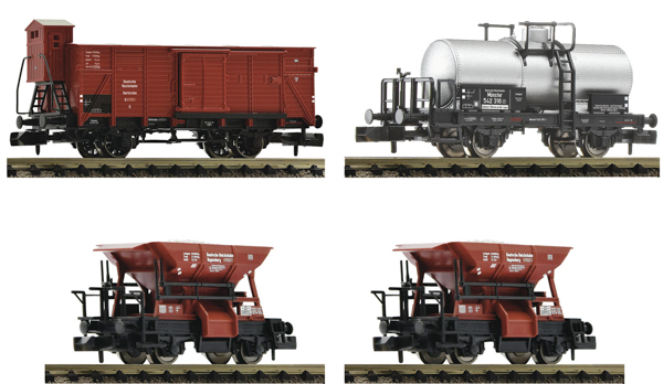 Fleischmann 6660120 - 4-piece set: Freight train of the DRG 