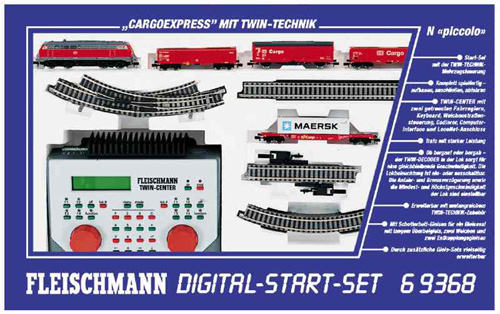 Fleischmann 69368 - DIGITAL-START-SET CARGOEXPRESS WITH TWIN-CENTER