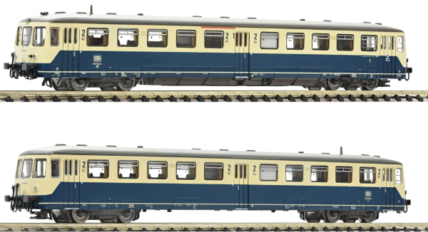 Fleischmann 740101 - German Accumulator rail car class 515 with control cab coach of the DB