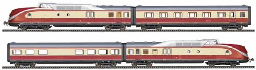 Fleischmann 741001 - 4-piece Diesel Multi-unit VT 11.5