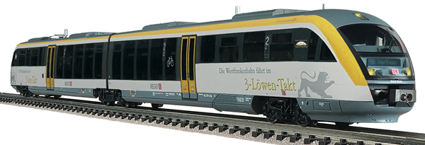 Fleischmann 742098 - German Diesel railcar 642 006-1 of the DB AG (Sound)             