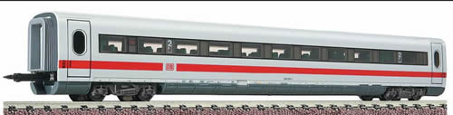 Fleischmann 7495 - ICE 2-Coach with traffic red stripe, 2nd Class, type 806.3 of the DB AG