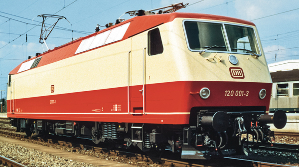 Fleischmann 7570059 - German Electric locomotive 120 001-3 of the DB (Sound)