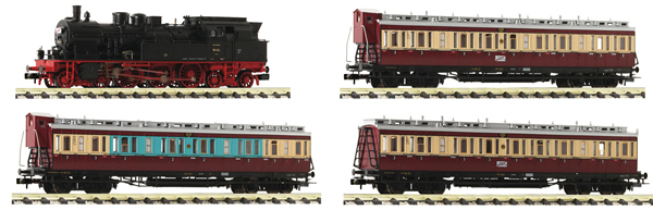 Fleischmann 781209 - German 4 piece set: Fast traffic Ruhr of the DRG              