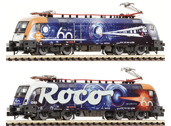 Fleischmann 781775 - Austrian Electric locomotive 1116 199-1 60 Years ROCO of the ÖBB (Sound)