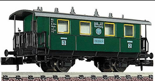 Fleischmann 8052 - 2nd/3rd Class passenger coach, type BCL Bay05 of the DRG