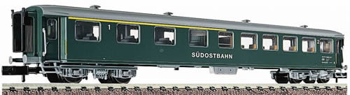 Fleischmann 8136 - Express coach 1st/2nd class, type AB of the Swiss South-East Railway (SOB)