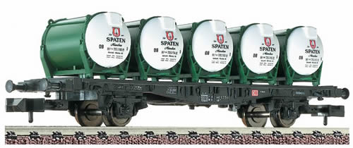 Wagon Fleischmann 823603 Transport De Rails K.P.E.V. - Époque I, échelle N, Occasion