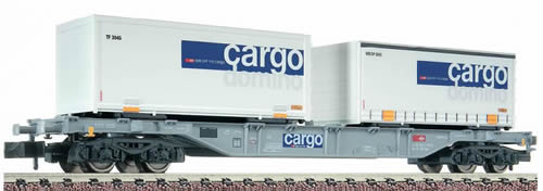 fleischmann 8252 - CONTAINER-WAGON CARGO DOMINO