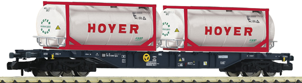 Fleischmann 825216 - Container carrier wagon                 