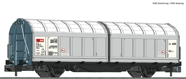 Fleischmann 826253 - Sliding wall wagon SBB Cargo