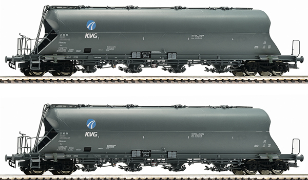 Fleischmann 849002 - 2 piece set: dust silo wagons             