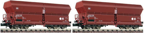 Fleischmann 852416 - German 2pc Hopper Wagon Set type Falns183 of the DB