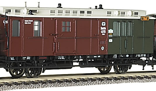 Fleischmann 855820 - Post-Baggage Coach, 2-axled, Type P Post