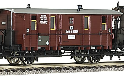 Fleischmann 855821 - Express Baggage Car with End Platforms, Type Ni