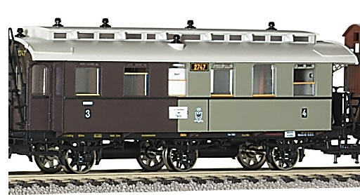 Fleischmann 855822 - Passenger Coach 3rd/4th Class, 3-axled, Type Cdi