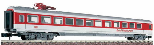 Fleischmann 8606 - IC/EC restaurant coach in traffic red livery