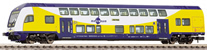 Fleischmann 862081 - Double decker driving traile 2nd class Metronom