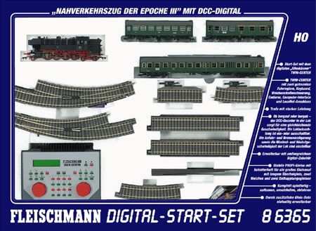 Fleischmann 86365 - DCC-START-SET W. TWIN CENTER