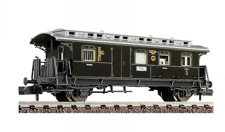 Fleischmann 8765 - 3rd Class passenger coach with luggage compartment, type CPwi Pr05.b/35 of the DRG
 