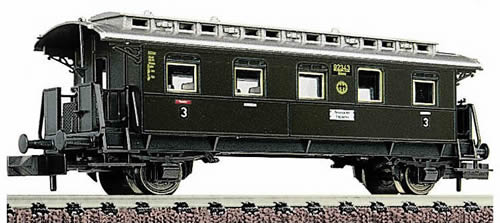 Fleischmann 8767 - 3rd Class passenger coach with load bay, type CCitr Pr05.b of the DRG
 