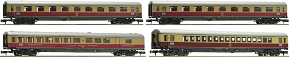 Fleischmann 881905 - 4 piece set passenger train TEE 22/23 „Van Beethoven“ DB