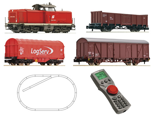 Fleischmann 931483 - Austrian Digital Starter Set with Freight of the ÖBB (DCC Decoder)