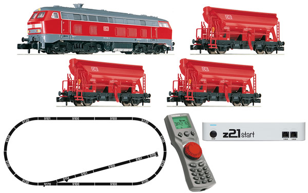 Fleischmann 931682 - German Digital Starter Set w. BR 218 of the DB AG