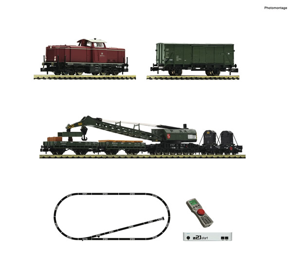 Fleischmann 931899 - Digital Starter Set z21: Diesel locomotive class 212 and
construction/maintenance train