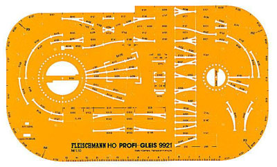 Fleischmann 9921 - TRACK STENCIL PROFI
