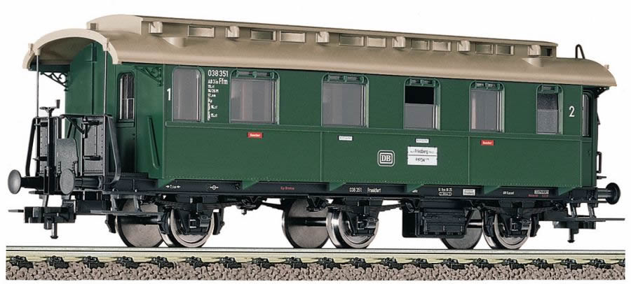 FLEISCHMANN 5085 B K, voiture ancienne à bogies 2 Kl. Nr.:47.201 SNCB neuf BO