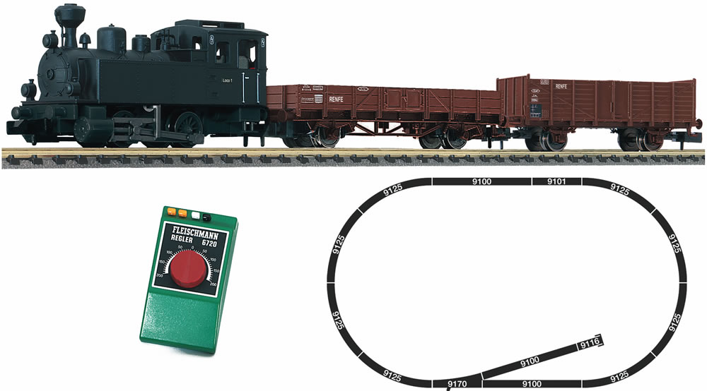PIKO　レール&機関車セット （Fleischmann） Fleischmann 933607 - Freight Starter Set, RENFE